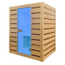 Sauna Eccolo De 2 Plazas - Pack Completo - Estufa De 3,5 Kw Y Piedras Incluidas