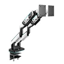 Support Double Pour Moniteurs 35 Pouces, Blanc Et Noir X-arm Dual Rgb