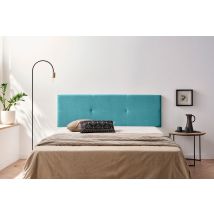 Moonia Gepolstertes Kopfteil Aqualine 90x50x5 cm – Rahmen aus Kiefernholz – Flüssigkeitsabweisend – Modernes Design