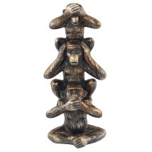 Le Monde Des Animaux - Signes Grimalt Figure Di Figura Animale Figura 3 Animali D'Oro 6x9x20cm 77126