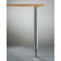 Manart - Pie De Mesa Extensible 710 A 1100 Mm - Ø 60 Mm - Cromo - 20chrome