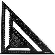 Bdd - Regla De Ángulos Triangulares Y Cuadrados, Transportador De Alta Precisión De Aleación De Aluminio, Herramienta De Medición De 12 Pulgadas, 