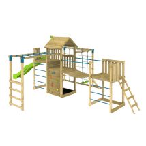 Tp Toys Wolkenkratzer 7 Spielturm Mit Rutsche, Schaukel Und Klettergerüst
