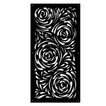 Typhoon - Pannello In Pvc Traforato - Parasole - Misura: 98x198 Cm - Colore: Nero