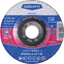 Dronco - A 30 T-bf Perfect - 115 X 6.0 X 22.2mm Metal Grinding Disc
