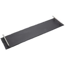 Schiefer Tablett Craft Schwarz 60 X 15 Cm Elegant