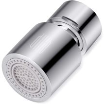 Ladacèe - Wasserhahnbelüfter, 360° Drehbarer Belüfter, Wasserhahnfilter Mit 2 Sprühmodi, Anti-spritz-entkalkungszubehör Für Badezimmer-küchenspüle, 