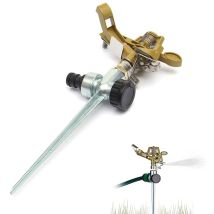 Kreisregner, Grüner Kreisregner Rasenregner, Gartenregner, Premium 360° Kreisregner