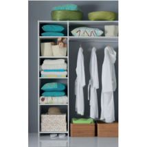 Sifisa - Armario Compacto Prisme Décor Blanc Sin Cajones - Am7st