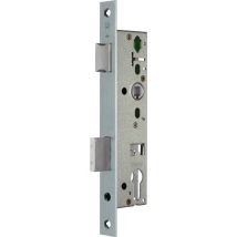 Cerradura encastrada serie 01 DIN 18251-2 clase 3 – PZW 15mm – 92mm – Acero inoxidable pulido