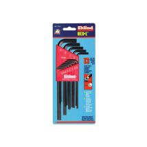 Eklind Ekl10213 13-piece Hexagon Long Arm Allen Wrench Set (imperial Sizes 1/16" To 3/8")