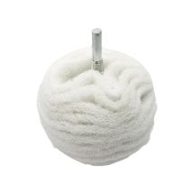 ASEIN – 75mm (3 inch) White Non-Scratch Scruff Ball – Polishing Bonnet for Power Tools – Maximum RPM 10,000