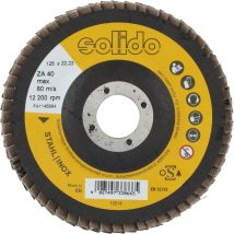 Solido - Tyrolit Schleiflamellenteller Schleifteller Ø 115 Mm Körnung 80 Zirkonkorund