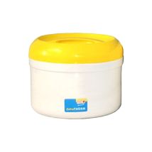 Support à lunch en plastique – Boite de stockage – 3 compartiments – Couleurs assorties