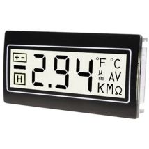 Multimetro Digitale da Incasso TDE DPM962-TW – Altezza 36 mm, Larghezza 72 mm, Profondità 24 mm, IP65 – Elettricità