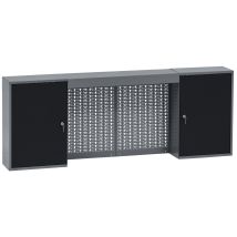 Pensile Küpper 70409, Larghezza 160 Cm, Incl. 4 Ripiani, Ante Chiudibili E Pannelli Posteriori Forati
