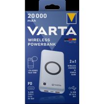Varta 57909 101 111 Batería Portátil Blanca 20000 Mah