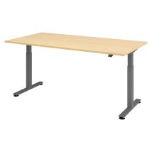 Bümö Schreibtisch Elektrisch Xmst Rechteck: 200 X 100 Cm Ahorn