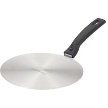 Induktionsrelais-Scheibe 22 cm Originalteil für Whirlpool Kochgeschirr-Adapter Silikon-Griff Kompatibel mit Edelstahl Aluminium Glas Kupfer Keramik 
