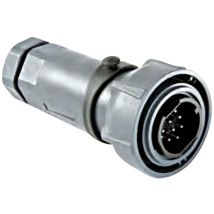 Pxp7010/10s/cr/0911 Rundsteckverbinder Kupplung, Gerade Gesamtpolzahl: 10 Serie (rundsteckver - Bulgin