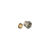 Oventrop – Attacco a morsetto 1/2 F x 16 mm – Plastica resistente, Colore nero – Idraulica riscaldamento