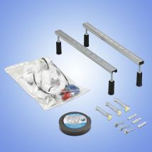 Montage-Set für Acrylwannen – Zubehör für Badewannen – Schallschutzband, Badewannenfüße