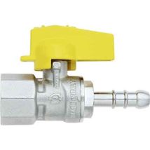 Grifo Recto Gas Hembra Portamanguera 1/2 X 9