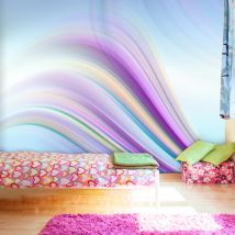 Fotomurale Rainbow abstract background 300x231 – 120 g/m2 – 50 cm – Stampa digitale alta qualità – Facile da montare