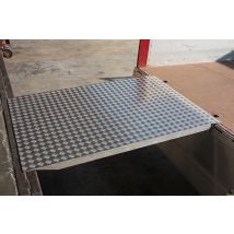 Rampe De Quai - Longueur 1800mm - Largeur 1250mm - Dénivellation De 100 À 230mm - Charge Max. 1300kg - Prix Unitaire - Mpl1800h