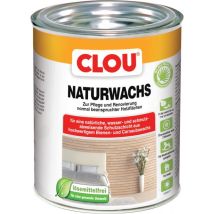 Cera Natural 0,75 L – Cera de abeja y cera de carnauba – Acabado mate-brillante – Tratamiento para madera cruda y no tratada