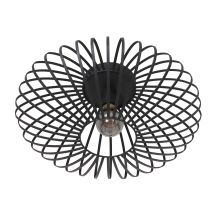 Sienna Lighting - Anne Lighting - Plafón - Dunbar - Negro - Metal - Ø 40cm - E27 -