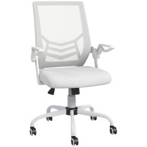 Vinsetto - Mesh Swivel Office Chair Task Computer Chair W/ Lumbar Support White