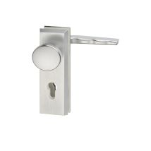 Schutz-Wechselgarnitur Rondo 8628 – Aluminium – für Wohnungseingangstüren – 35-45mm