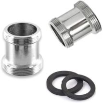 Set Di 2 Adattatori Per Rubinetti In Ottone, Filettatura Maschio Npt Da 22 Mm, Connettore Per Aeratore Per Rubinetto Del Lavandino, Adattatore Per 