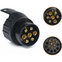 Kcvv - Pin to 13 Pin Hitch Trailer Socket Adapter for Car Trailer