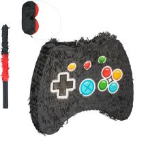 Relaxdays - Piñata en forme de console de jeux, à suspendre, pour fille ou garçon, à remplir, multicolore