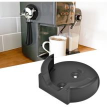 Treetalk - Pince à café murale en abs solide et durable, support universel pour machine à café, noir, 58 mm/2,28 pouces