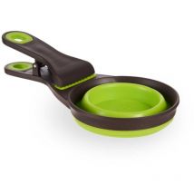 Pince à cuillère polyvalente 3 en 1 Well Home - 237 ml vert et gris