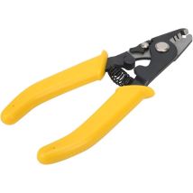 Pince à Dénuder en Fibre Optique - Coupe-Câble D'Électricien, Pince Durable avec 3 Trous, Outil de Dénudage de Haute Dureté