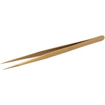 Basetbl - Pince à épiler de précision portable stable et résistante à la corrosion à pointe fine pour téléphone portable et pc Doré