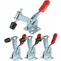 Rnemitery - Pince à Genouillère GH-201-B, 4pcs Sauterelle de Serrage, Dispositif de Serrage à Genouillère, Capacité De Maintien Environ 90 Kg,