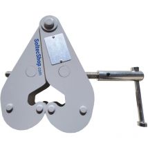 Soltec Srl - Pince à poutre - 1 tonne, Pince Poutrelle 1 Tonne Griffes à Manille à Poutrelles Lève Poutrelle et Profilés en Noir Convient aux Usines