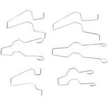 Pince à ressort de retenue d'ampoule, 5ZHSFULLKIT Support de phare en acier de différentes tailles pour ampoules H1 H3 H4 H7