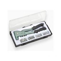 Pince a rivets - MEISTER - avec 100 rivets - corps en plastique - vert