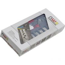 NWS - 143B Jeu de pinces à sertir 502 pièces pour embouts de câble 0.5 à 16 mm² assortiment d'embouts inclus