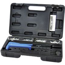 Bralo - Pince à sertir 265 mm avec assortiment de rivets et boite métallique BM-75
