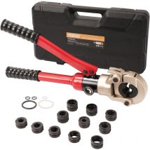 Teeno - Pince à Sertir Hydraulique Ø15-32mm Pince a Sertir avec 12pcs Contour, électricien Professionnel,Outil de sertissage hydraulique per