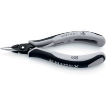 Knipex - 34 52 130 esd antistatique (esd) Pince plate à becs ronds Acier Chrome-Vanadium pour roulement à billes 130 mm