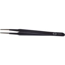 C.K T2360D antistatique (ESD) Pince brucelle ESD 2a SA-ESD plate, ronde, fine 120 mm
