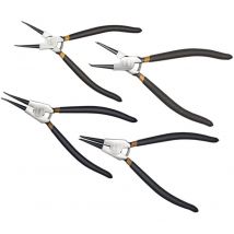 Pince circlips extérieur becs coudés Ampro T73334 - Ce produit de marque Ampro est neuf.